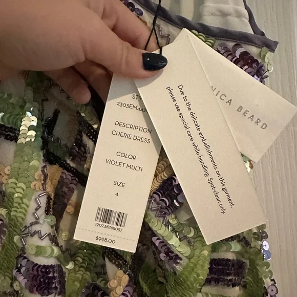 Veronica Beard Cherie Sequin Halter Bodycon Dress - Picture 13 of 13